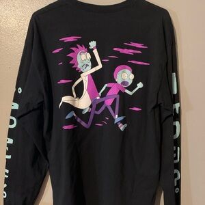 NWO tags Rick & Morty long sleeve shirt size : large